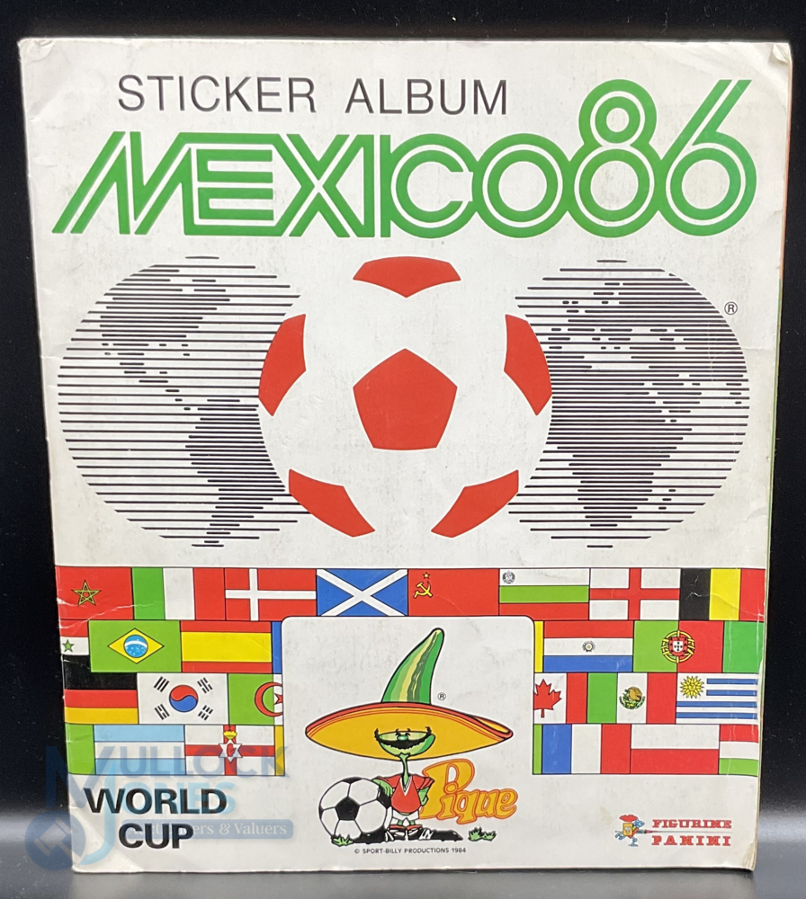 Panini FIFA World Cup Soccer Stars Mexico 1986 Sticker Album complete (Scores not filled in)