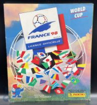Panini FIFA World Cup Soccer Stars France 1998 Sticker Album complete (Scores not filled in)