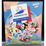 Panini FIFA World Cup Soccer Stars France 1998 Sticker Album complete (Scores not filled in)