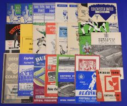 POSTPONED football match programmes to include Blackburn Rovers v 1964/65 Nottingham Forest (17
