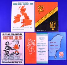 1977 British and I Lions Rugby Programmes (5): v Wairarapa-Bush, Hawke's Bay, Poverty Bay-East