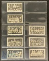 1922 Chums Periodical Football Teams in black and white only 8 from the set housed within plastic