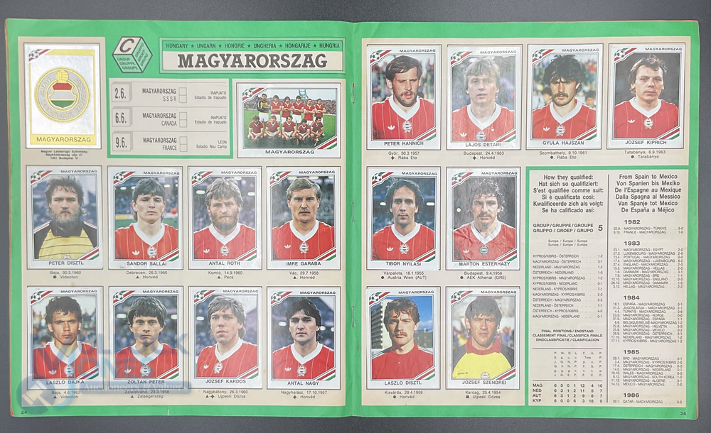Panini FIFA World Cup Soccer Stars Mexico 1986 Sticker Album complete (Scores not filled in) - Image 6 of 8