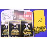 2013 British and I Lions to Australia Rugby Programmes etc (3+): Full set of three test programmes