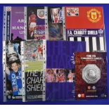 Collection of Charity Shield match programmes to include 1993 Arsenal v Manchester Utd, 1994