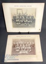 Aspatria Agricultural College Rugby Football team photographs for seasons 1905-1906 and 1906 both