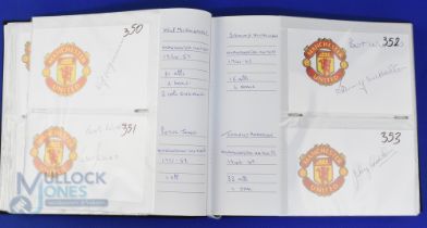 Volume of Football Player Autographs (individual signatures on white cards) to include Arsenal