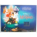 4 Original Movie/Film Posters - The Little Mermaid, The Land Before Time, 3 Ninjas, Black Beauty -