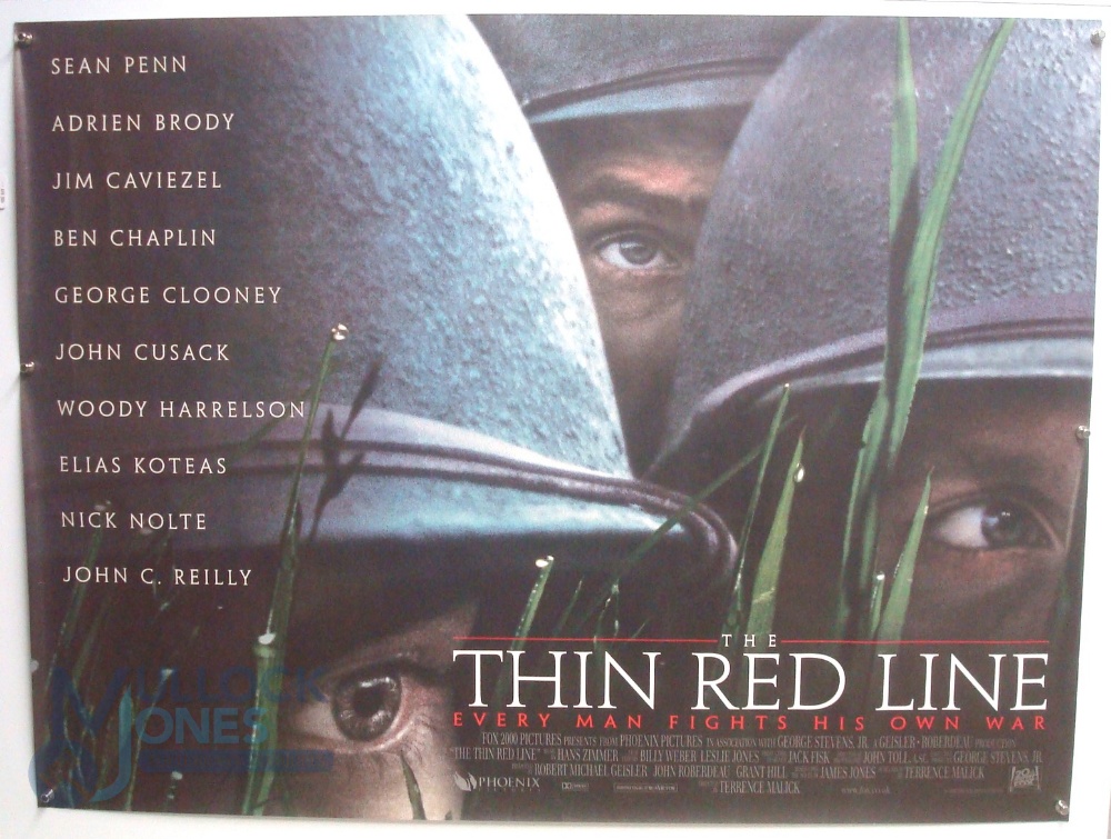 Original Movie/Film Poster - 1998 The Thin Red Line - 40x30" approx. kept rolled, creases