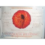 4 Original Movie/Film Posters - Monsoon Wedding, The Piano Teacher, Assault on Precinct 13,