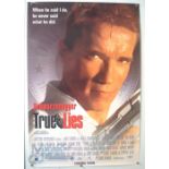 Original Movie/Film Poster - Arnold Schwarzenegger True Lies, Eraser - 40x30" approx. kept rolled,
