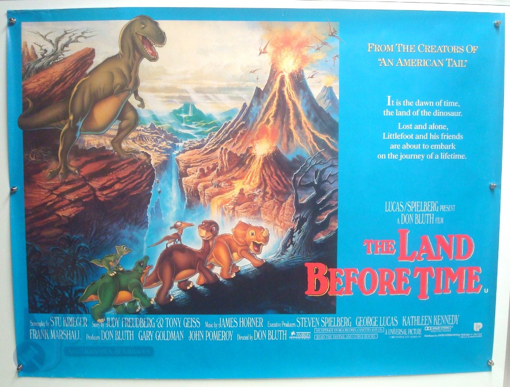 4 Original Movie/Film Posters - The Little Mermaid, The Land Before Time, 3 Ninjas, Black Beauty - - Bild 2 aus 4