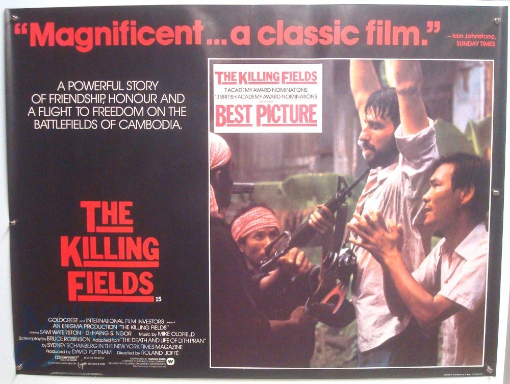 Original Movie/Film Poster - 1984 The Killing Fields - 40x30" approx. kept rolled, creases apparent,