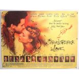 Original Movie/Film Poster - 1999 Shakespear in Love - 40x30" approx. kept rolled, creases apparent,