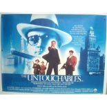 Original Movie/Film Poster - 1987 The Untouchables - 40x30" approx. kept rolled, creases apparent, 3