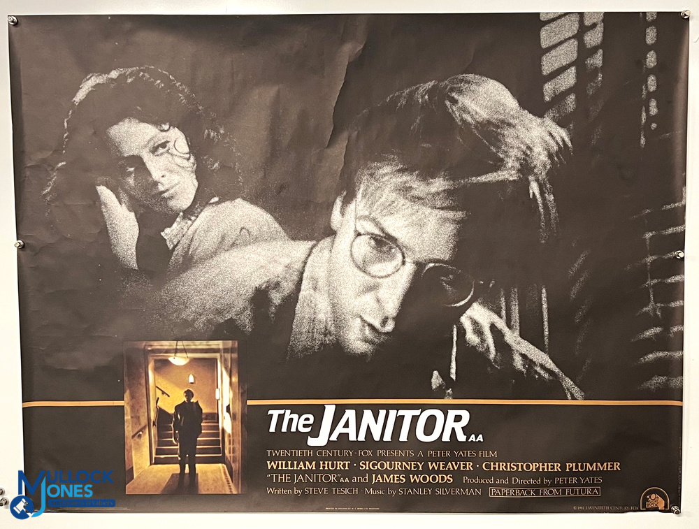 Original Movie/Film Poster - 1981 The Janitor, 40x30” approx. creases apparent kept rolled Ex Cinema