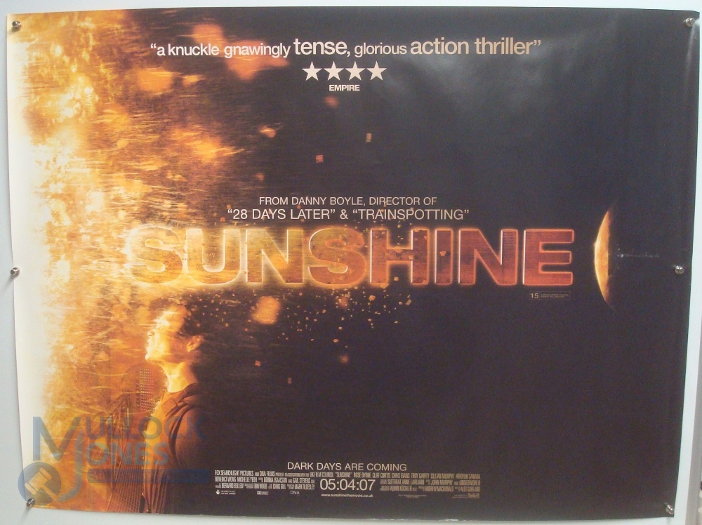 Original Movie/Film Poster - 1990 Flatliners, 2007 Sunshine - 40x30" approx. kept rolled, creases - Image 2 of 2