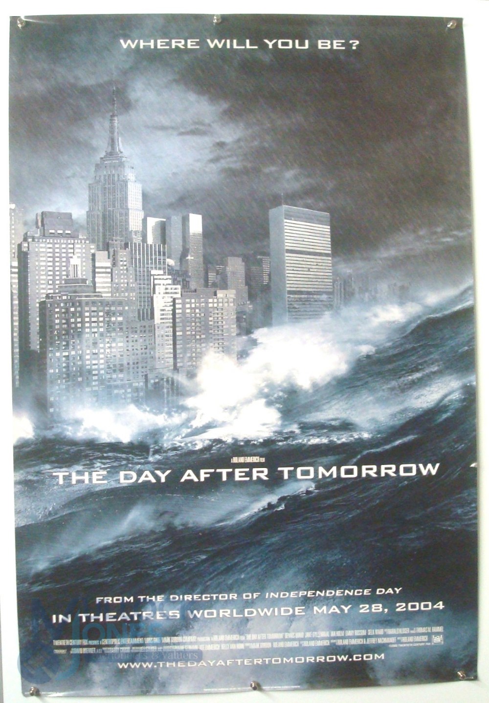 Original Movie/Film Poster - 2004 The Day After Tomorrow - 40x30" approx. kept rolled, 3 - Image 3 of 3