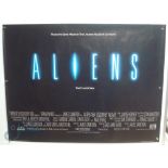 Original Movie/Film Poster - 1986 Alien - 40x30" approx. kept rolled, creases apparent, Ex Cinema