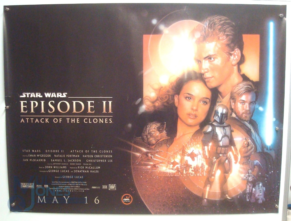 Original Movie/Film Poster - 2002 Star Wars Episode II Attack of the Clones - 40x30" approx. kept - Image 4 of 4