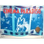 Original Movie/Film Poster - 1989 Cinema Paradiso - 40x30" approx. kept rolled, creases apparent, Ex