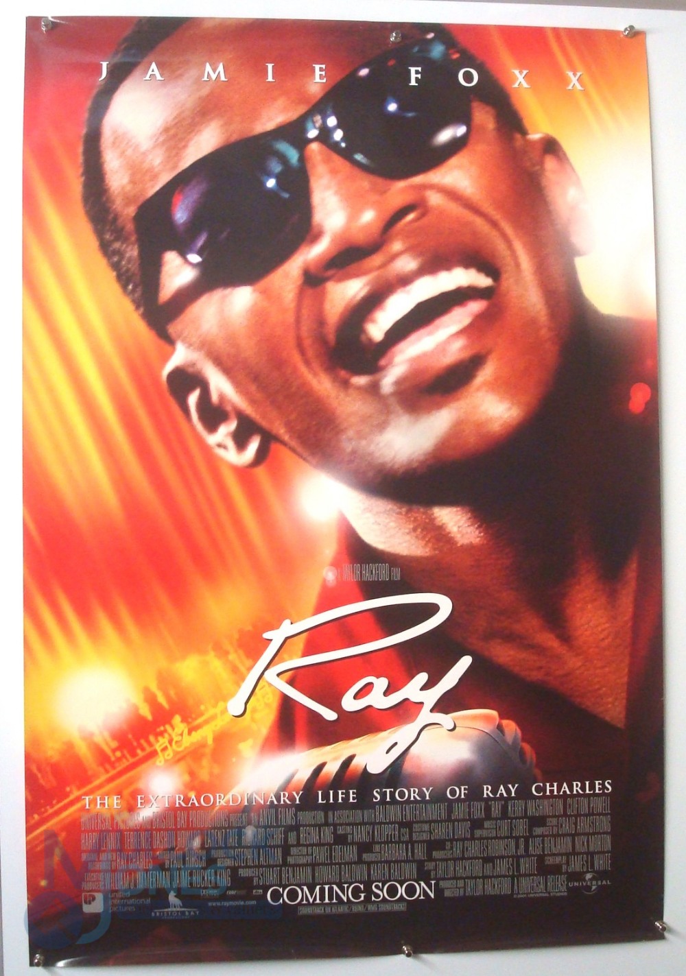 Original Movie/Film Poster - 2004 Ray (Ray Charles) - 40x30" approx. kept rolled, creases - Image 2 of 2