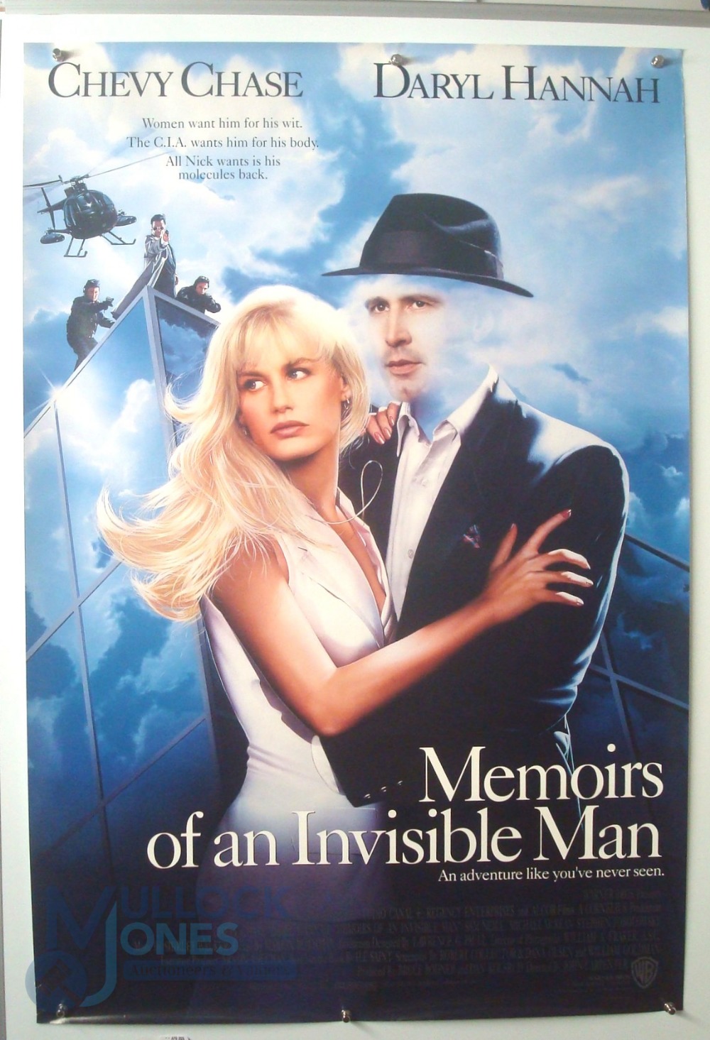 4 Original Movie/Film Posters - Memoirs of an Invisible Man, Liar Liar, Sudden Death, Black