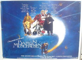 Original Movie/Film Poster - 1988 Baron Munchausen - 40x30" approx. kept rolled, creases apparent,