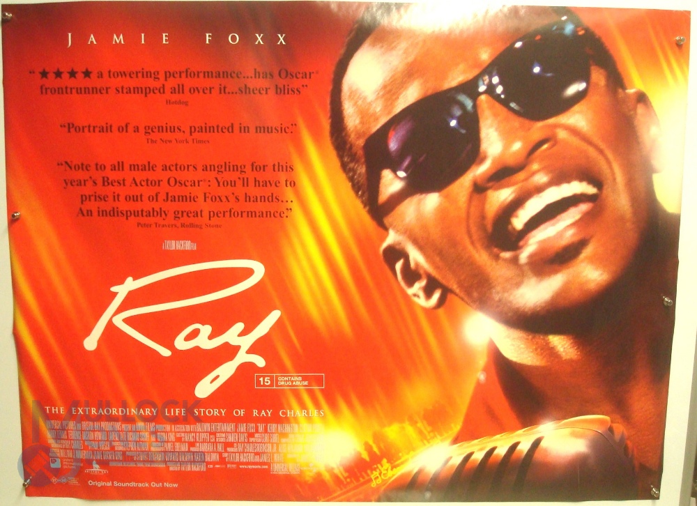 Original Movie/Film Poster - 2004 Ray (Ray Charles) - 40x30" approx. kept rolled, creases