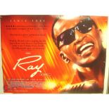 Original Movie/Film Poster - 2004 Ray (Ray Charles) - 40x30" approx. kept rolled, creases