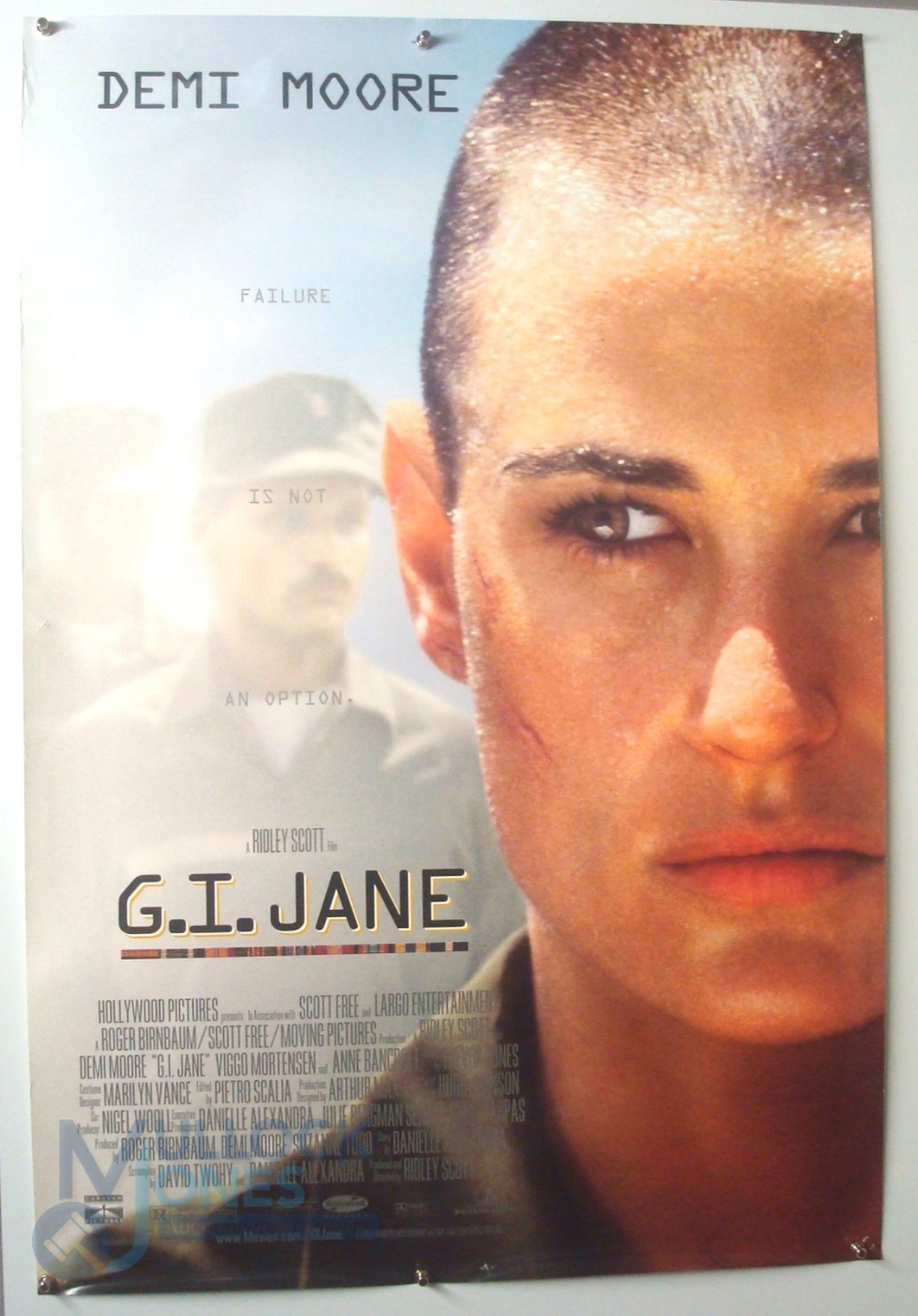 4 Original Movie/Film Posters - Jarhead, The Quest, GI Jane, Nine Months - 40x30" approx. kept - Image 3 of 4