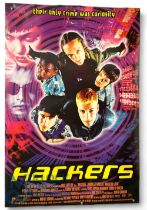 Original Movie/Film Posters - selection of 10 to include Hackers, Death to Smoochy, Rush, Flipper,