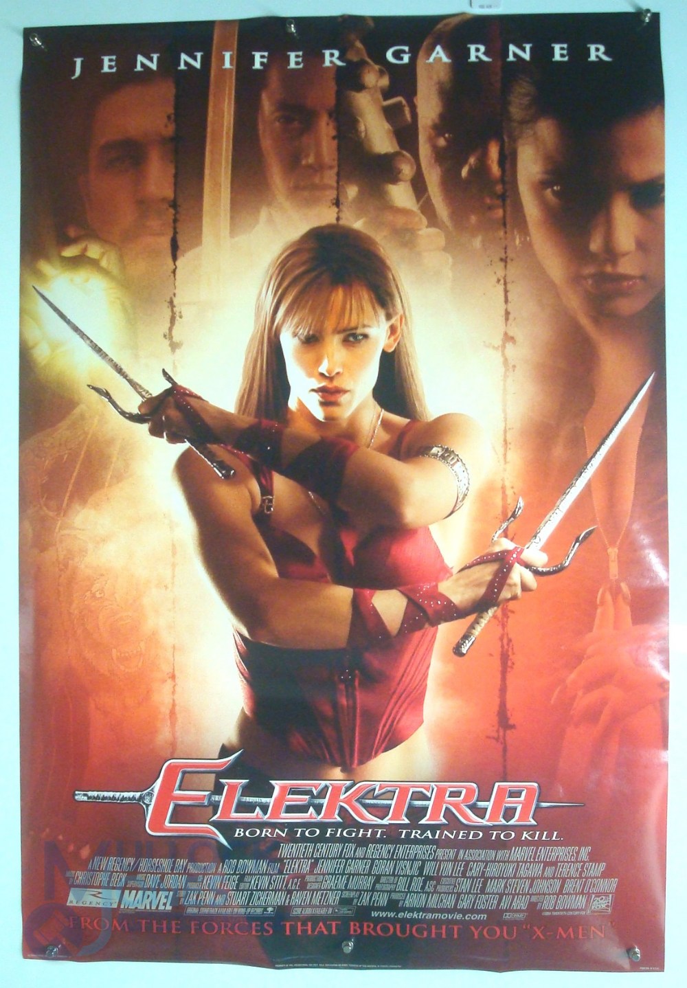 Original Movie/Film Poster - 2005 Elektra - 40x30" approx. kept rolled, creases apparent, Ex - Bild 2 aus 4