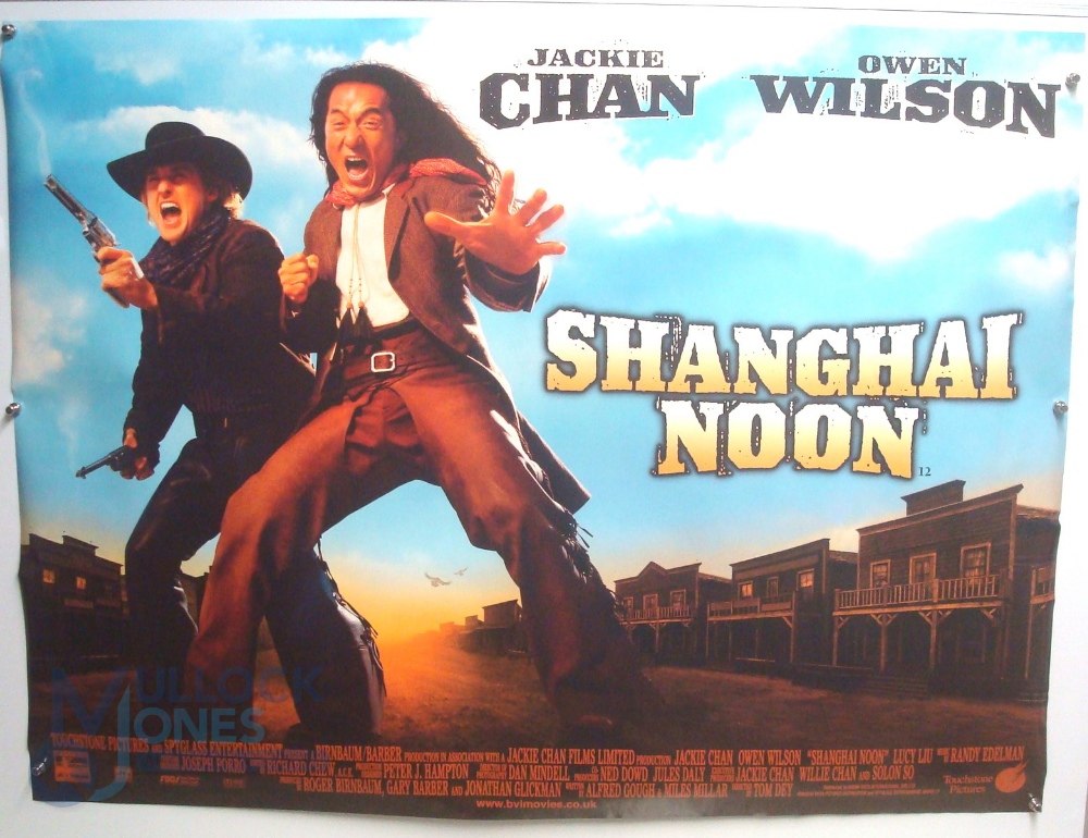 Original Movie/Film Poster - 2000 Shanghai Noon, 1997 Murder at 1600 - 40x30" approx. kept rolled,