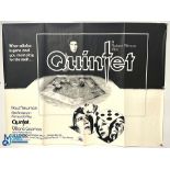 Original Movie/Film Poster - 1979 Quintet, 40x30” approx. folds, tears, creases apparent, kept