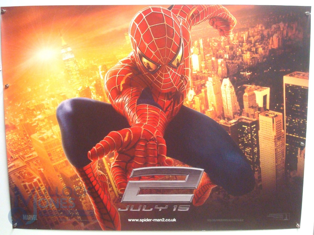 Original Movie/Film Poster - 2004 Spiderman 2 - 40x30" approx. kept rolled, creases apparent, Ex - Bild 2 aus 4
