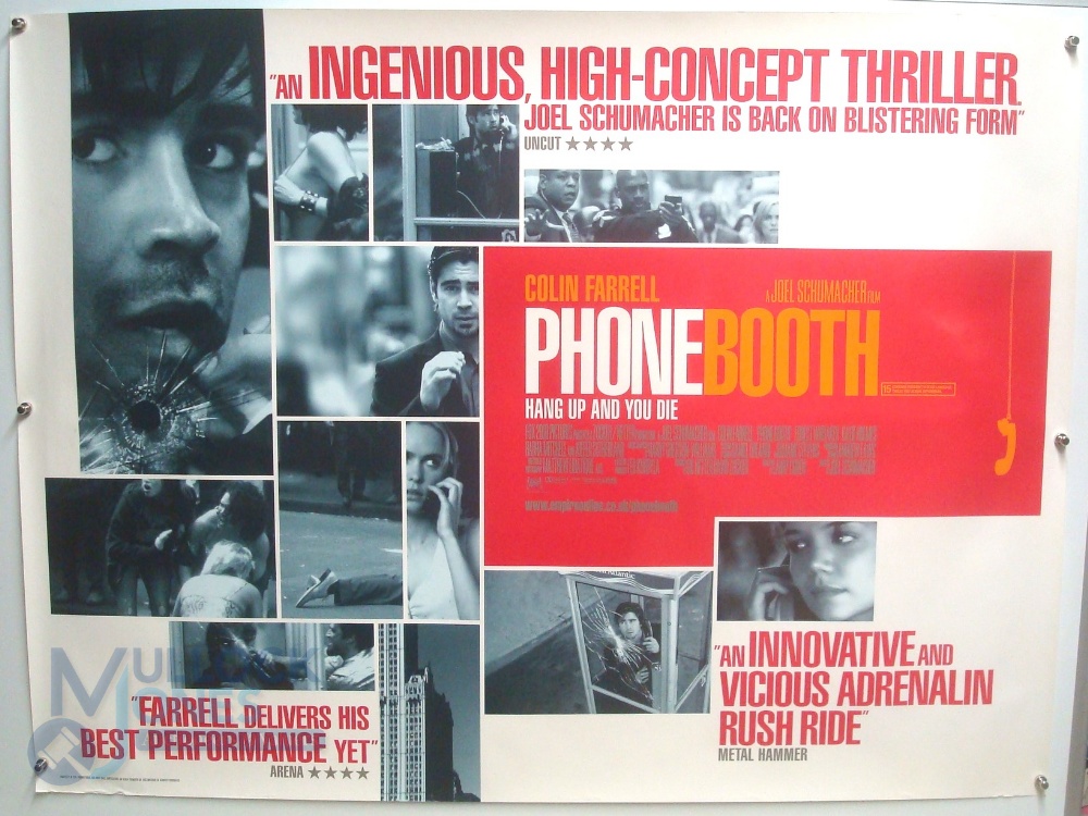 4 Original Movie/Film Poster - Phonebooth, Volcano, A Life Less Ordinary, The Thomas Crown