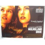 4 Original Movie/Film Poster - Mulholland Drive, Heart Condition, Amelie, Rock Star - 40x30" approx.