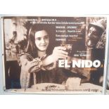 Original Movie/Film Poster - 1987 El Nido (The Nest) - 40x30" approx. kept rolled, creases apparent,