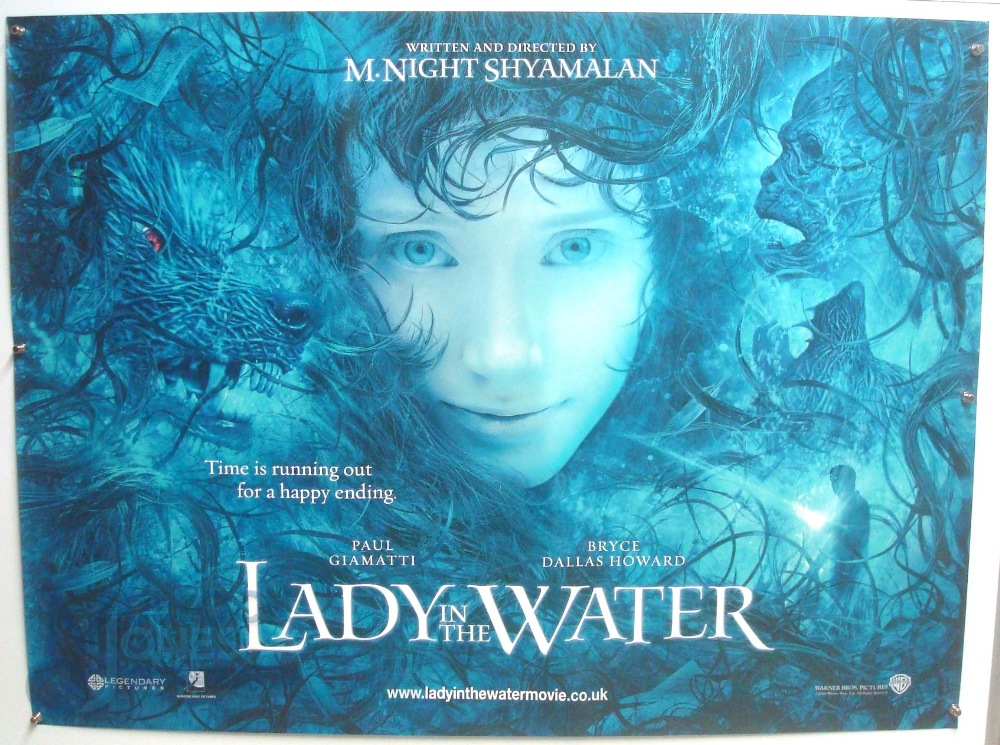 Original Movie/Film Poster - 2006 Lady Water - 40x30" approx. kept rolled, creases apparent, Ex - Bild 2 aus 2