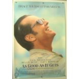 Original Movie/Film Poster - 1997 As Good Has It Gets - 40x30" approx. kept rolled, creases