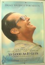 Original Movie/Film Poster - 1997 As Good Has It Gets - 40x30" approx. kept rolled, creases