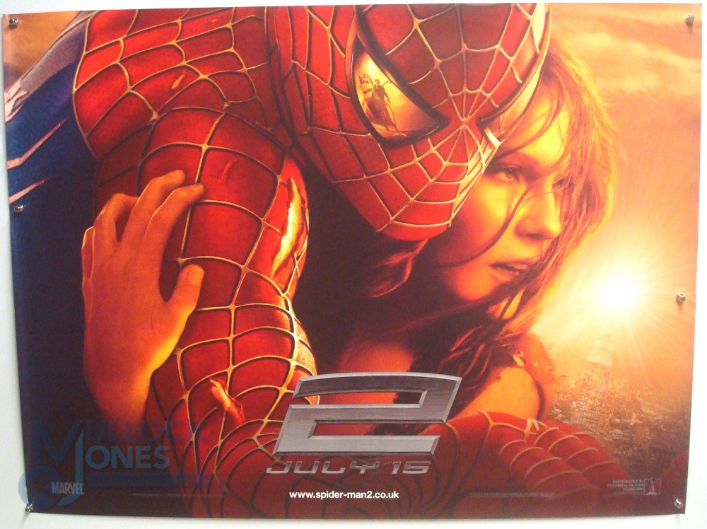 Original Movie/Film Poster - 2004 Spiderman 2 - 40x30" approx. kept rolled, creases apparent, Ex