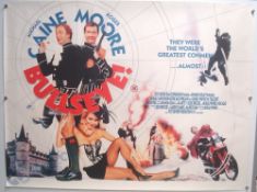 Original Movie/Film Poster - 1990 Bullseye Caine & Moore - 40x30" approx. kept rolled, creases