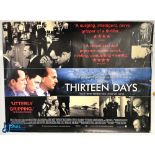 Original Movie / Film Posters (4) - 2000 Thirteen Days 40x30” approx., 1989 Her Alibi 40x30”