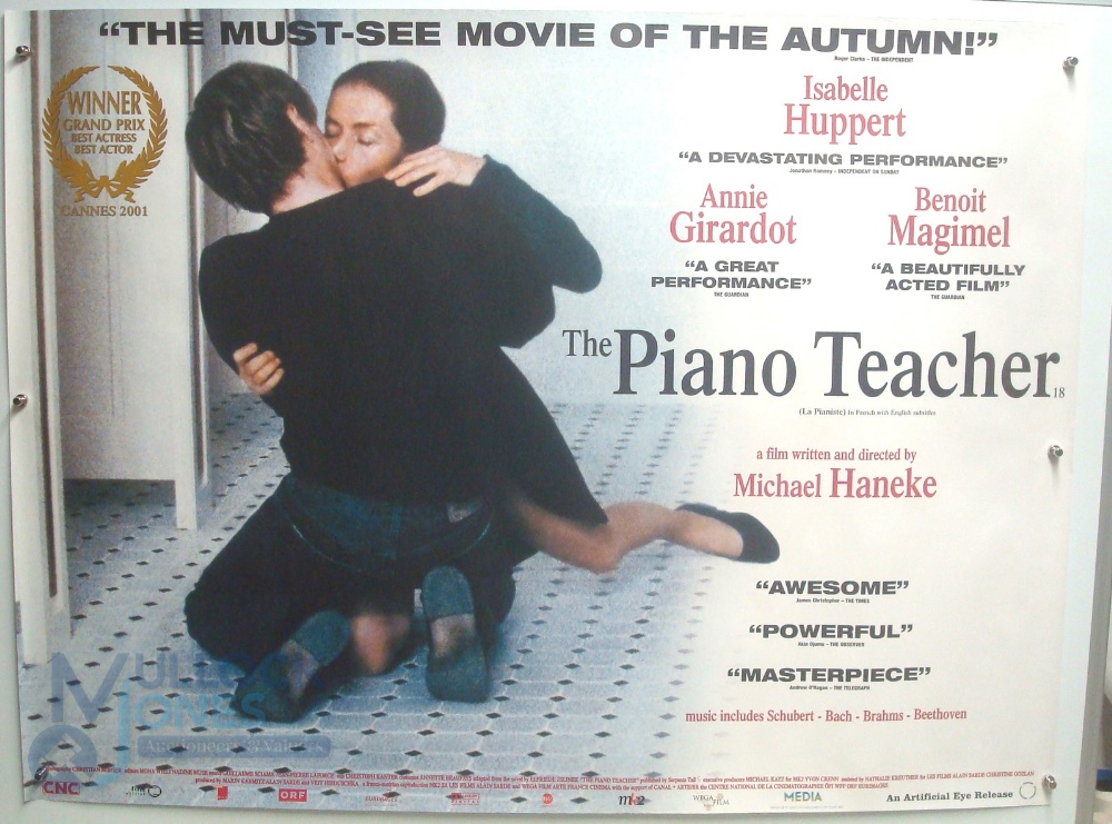 4 Original Movie/Film Posters - Monsoon Wedding, The Piano Teacher, Assault on Precinct 13, - Image 2 of 4
