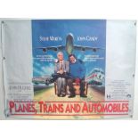 Original Movie/Film Poster - 1987 Planes, Trains and Automobiles - 40x30" approx. kept rolled,