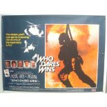 Original Movie/Film Poster - 1982 Who Dares Wins - 40x30" approx. kept rolled, creases apparent,