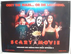 Original Movie/Film Poster - 2000 Scary Movie - 40x30" approx. kept rolled, creases apparent, Ex
