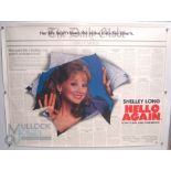 Original Movie/Film Poster - 1987 Hello Again - 40x30" approx. kept rolled, creases apparent, Ex